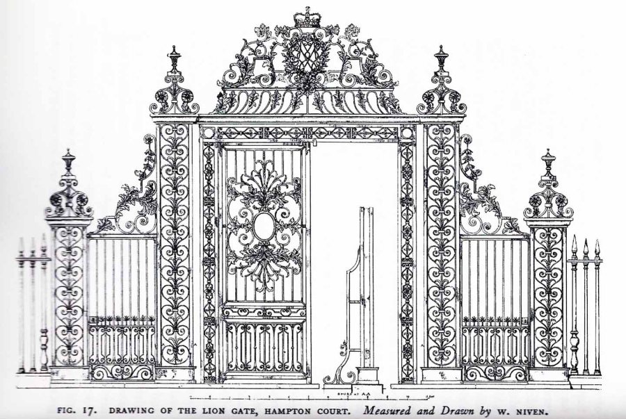 Blacksmith, Hand forged, Design, Ironwork, Forge, Wrought Ironwork, Hot Forged, Blacksmithing, Tijou, Petworth, Petworth House, Jean Tijou, Petworth Gates, Brawn and Downing