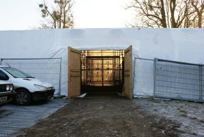 Welcome to the working day at Petworth gates.