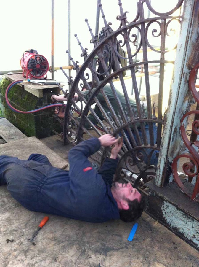 Blacksmith, Hand forged, Design, Ironwork, Forge, Wrought Ironwork, Hot Forged, Blacksmithing, Tijou, Petworth, Petworth House, Jean Tijou, Petworth Gates, Brawn and Downing