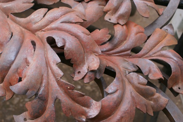 Flame cleaned Acanthus leaves, ready for priming